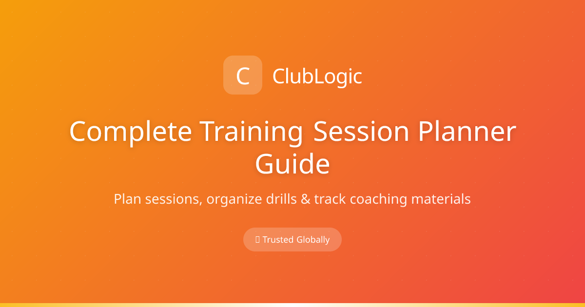 Complete Training Session Planner Guide for Sports Coaches…